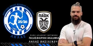 Α.Ο.Φ Βασιλικού “Λήλας” : Προπονητής στα τμήματα ακαδημιών ο Αντώνης Νικολάου