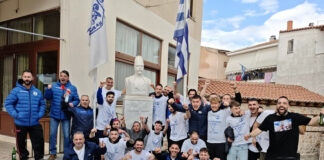 Μιαούλης Φύλλων:Τα επινίκια και οι πανηγυρισμοί στην πλατεία και στο άγαλμα του “Ανδρέα Μιαούλη”